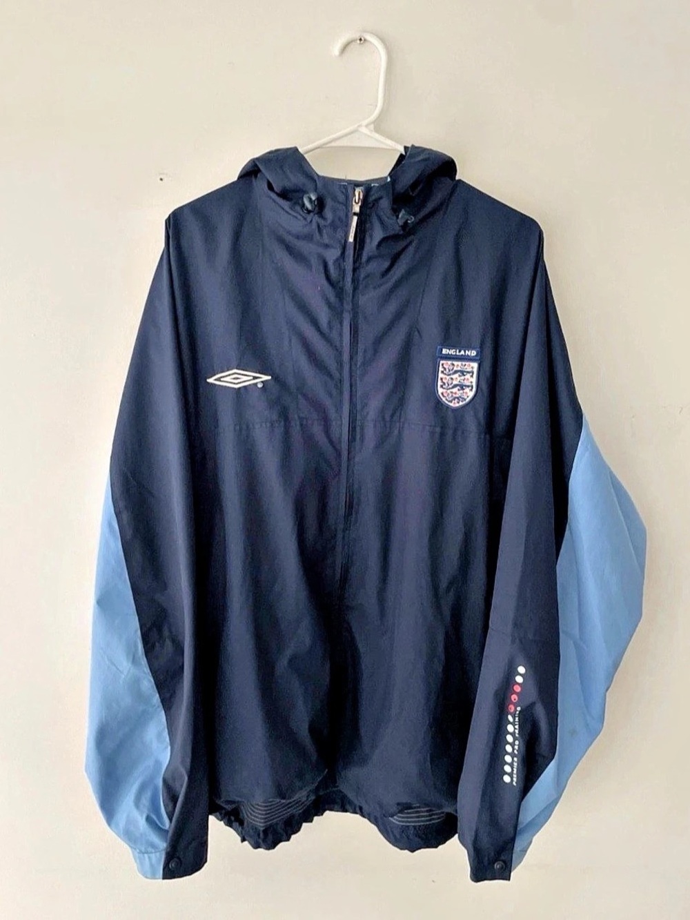 Vintage Umbro England Team Premier Pro Training Jacket Size XL